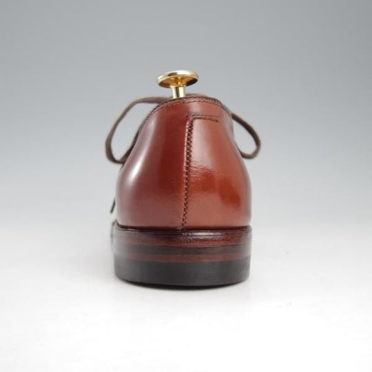 極美品★オールデン 7.5D【定価￥130,900-★ミリタリーラスト/53713】プレーントゥ/カーフ/茶/メンズ/ALDEN★l079