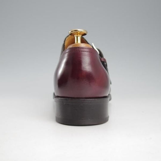 極美品★ジョンロブ 6E【現行定価30万程度★プレステージライン/NASEBY/7000ラスト】ミュージアムカーフ/PLUM/赤茶/JOHN LOBB★l082