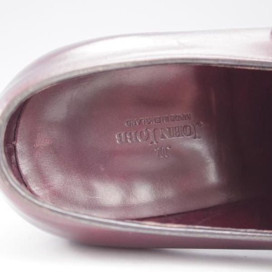 極美品★ジョンロブ 6E【現行定価30万程度★プレステージライン/NASEBY/7000ラスト】ミュージアムカーフ/PLUM/赤茶/JOHN LOBB★l082