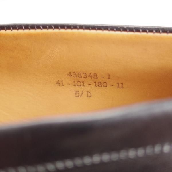 極上★J.M.ウエストン 5.5D【現行定価￥137,500-★180/コインローファー】41ラスト/ボックスカーフ/黒/メンズ/Weston/ウェストン★l085