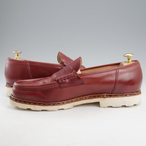 ★パラブーツ SIZE 9【モデル定価￥94,600-★ランス/REIMS】コインローファー/リスレザー/赤茶/メンズ/Paraboot★l089