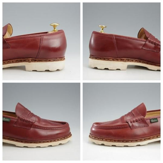 ★パラブーツ SIZE 9【モデル定価￥94,600-★ランス/REIMS】コインローファー/リスレザー/赤茶/メンズ/Paraboot★l089