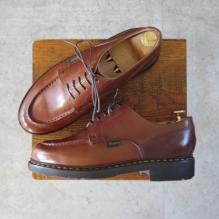 極上★パラブーツ SIZE 6【定価￥96,800-★シャンボード/CHAMBORD】MARRON/マロン/リスレザー/TEXソール/Uチップ/茶/Paraboot★l090