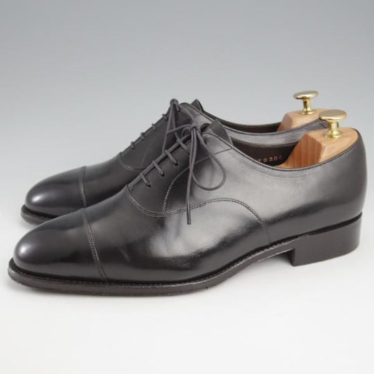 極上★鞆ゑ /ともえ SIZE 7.5【定価￥38,500-★ストレートチップ/TG300】黒/カーフ/メンズ★l092