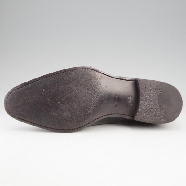 極上★鞆ゑ /ともえ SIZE 7.5【定価￥38,500-★ストレートチップ/TG300】黒/カーフ/メンズ★l092