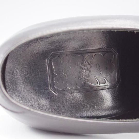 極上★鞆ゑ /ともえ SIZE 7.5【定価￥38,500-★ストレートチップ/TG300】黒/カーフ/メンズ★l092