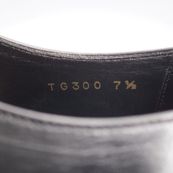 極上★鞆ゑ /ともえ SIZE 7.5【定価￥38,500-★ストレートチップ/TG300】黒/カーフ/メンズ★l092