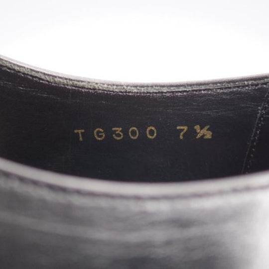 極上★鞆ゑ /ともえ SIZE 7.5【定価￥38,500-★ストレートチップ/TG300】黒/カーフ/メンズ★l092