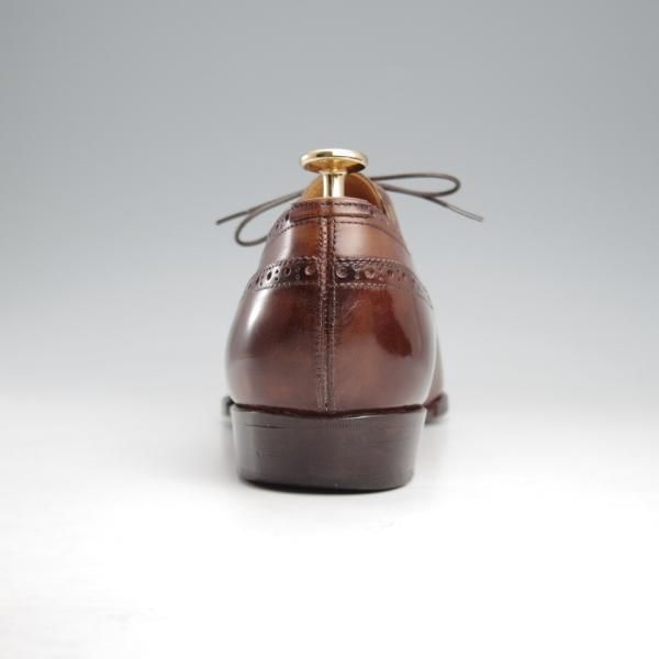 極上★Oriental/オリエンタル SIZE 8【定価￥59,400-★ベベルドグッドイヤー/セミブローグ】カーフ/濃茶/メンズ★l093
