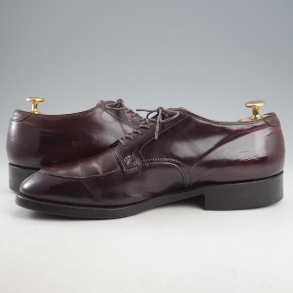 ★オールデン 8D【定価￥182,600-★コードバン仕様/モディファイドラスト/54321】Vチップ/#8/バーガンディー/赤茶/ALDEN★l098