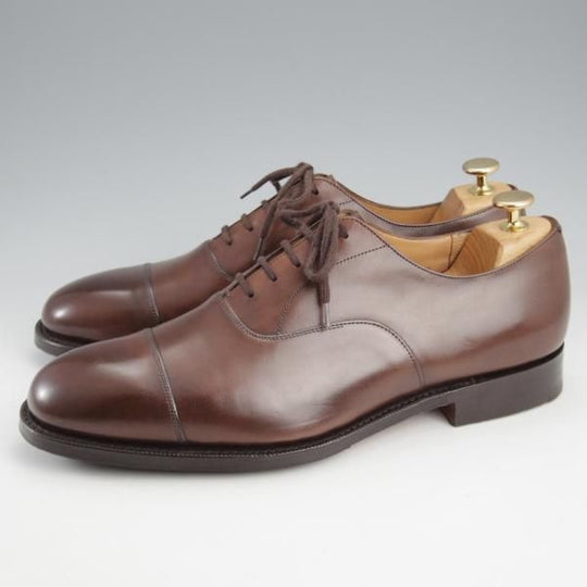 極美品★チャーチ 85F/UK8.5【現行定価￥176,000-★コンサル/CONSUL】173ラスト/ストレートチップ/カーフ/濃茶/メンズ/Church's★l100