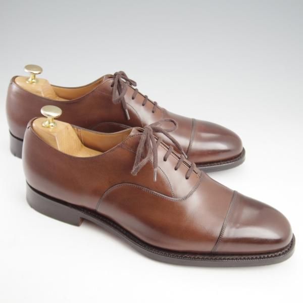 極美品★チャーチ 85F/UK8.5【現行定価￥176,000-★コンサル/CONSUL】173ラスト/ストレートチップ/カーフ/濃茶/メンズ/Church's★l100