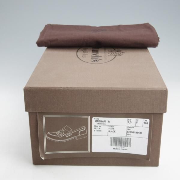 極美品★チャーチ 75F/UK7.5【★キルトタッセル/OREHAM/オレハム】126ラスト/ビーフロール/タッセルローファー/黒/メンズ/Church's★l102