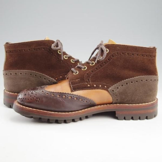 極上★トリッカーズ SIZE 7【貴重★同色クレイジーパターン/カントリ−ブーツ】コマンドソール/M5833/ナノユニバース別注/Tricker's★l103