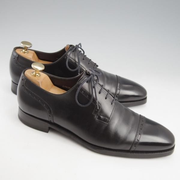 極上★クロケット&ジョーンズ 6D【ハンドグレードライン★クォーターブローグ/BYRON】カーフ/黒/メンズ/Crockett&Jones★l110