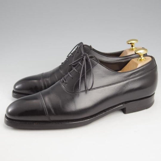 極上★クロケット&ジョーン 5D【ハンドグレードライン★ストレートチップ/黒】カーフ/メンズ/Crockett&Jones★l112