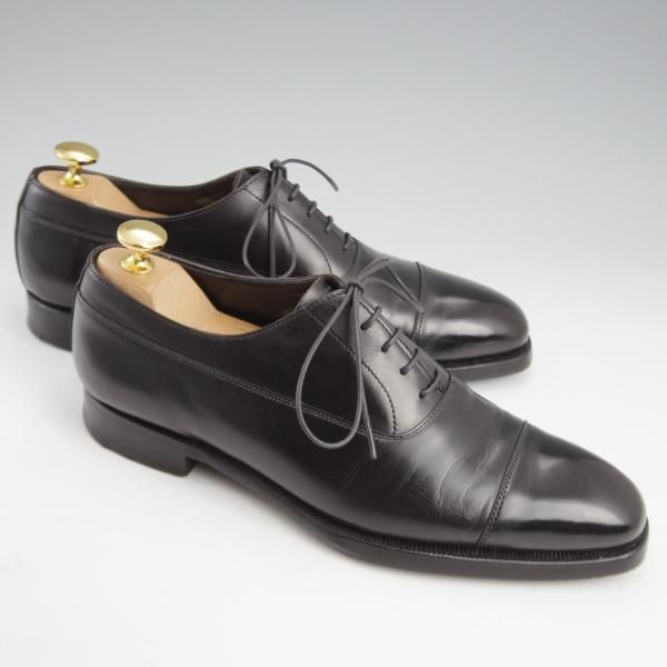 極上★クロケット&ジョーン 5D【ハンドグレードライン★ストレートチップ/黒】カーフ/メンズ/Crockett&Jones★l112