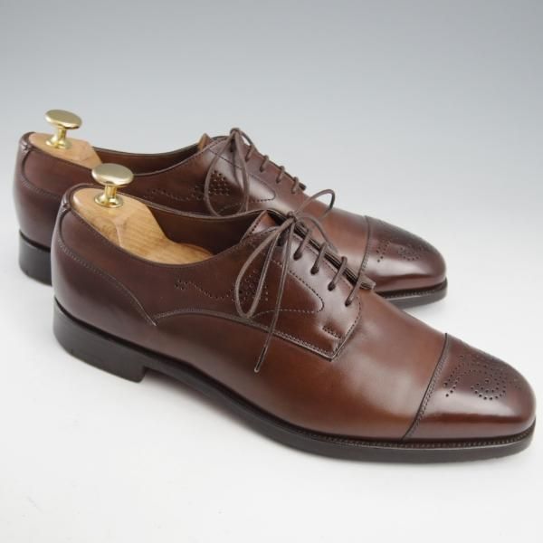 【美品】エドワードグリーン SPEY 606 UK6D 極上☆エドワードグリーン 6.5E【☆HYTHE/ハイス/606ラスト