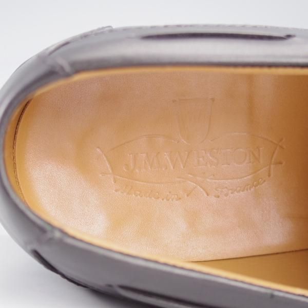 極美品★J.M.ウエストン 7.5D【定価￥154,000-★ロシアンカーフ仕様/ヨット/Yachting】690/41ラスト/Uチップ/黒/Weston/ウェストン★l116