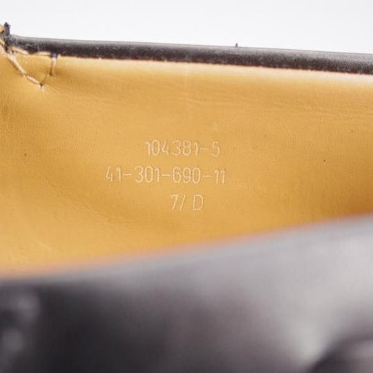 極美品★J.M.ウエストン 7.5D【定価￥154,000-★ロシアンカーフ仕様/ヨット/Yachting】690/41ラスト/Uチップ/黒/Weston/ウェストン★l116