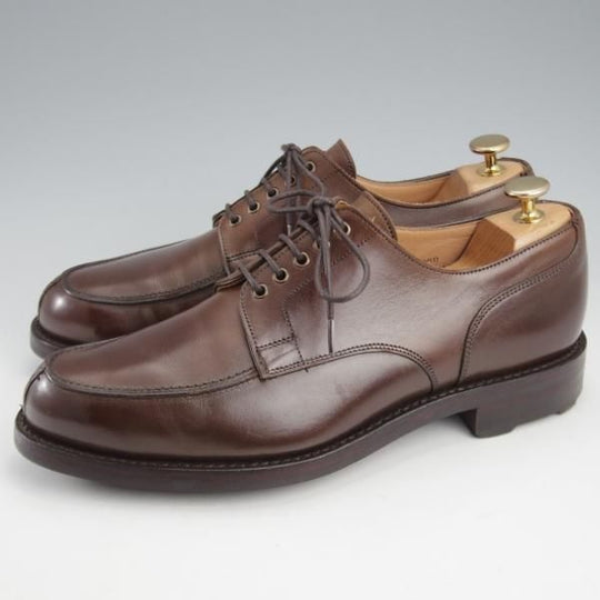 ★クロケット&ジョーンズ 7E【定価￥88,560-★リッジウェイソール仕様/WEXFORD】Uチップ/371ラスト/カーフ/濃茶/Crockett&Jones★l134