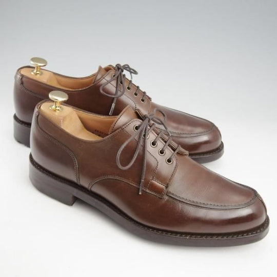 ★クロケット&ジョーンズ 7E【定価￥88,560-★リッジウェイソール仕様/WEXFORD】Uチップ/371ラスト/カーフ/濃茶/Crockett&Jones★l134