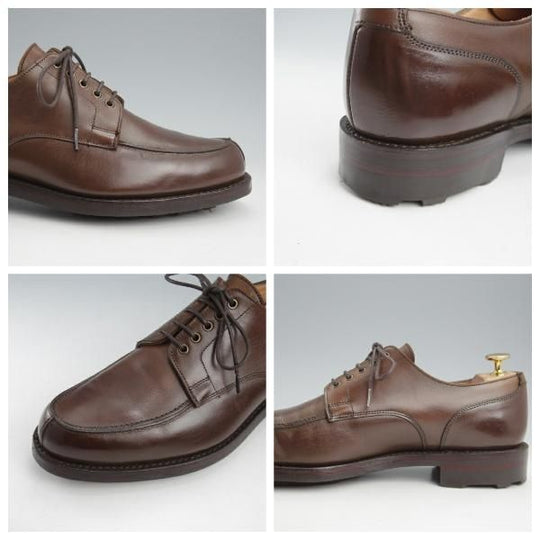 ★クロケット&ジョーンズ 7E【定価￥88,560-★リッジウェイソール仕様/WEXFORD】Uチップ/371ラスト/カーフ/濃茶/Crockett&Jones★l134