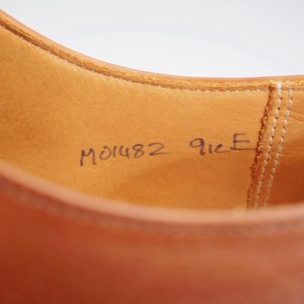 極上★クロケット&ジョーンズ UK9/US9.5E【★(米)ラルフローレン別注/Ralph Lauren】パンチドキャップトゥ/カーフ/茶/Crockett&Jones★l137