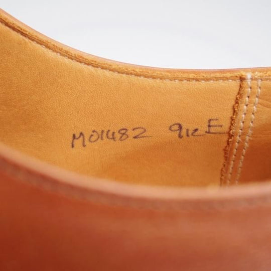 極上★クロケット&ジョーンズ UK9/US9.5E【★(米)ラルフローレン別注/Ralph Lauren】パンチドキャップトゥ/カーフ/茶/Crockett&Jones★l137