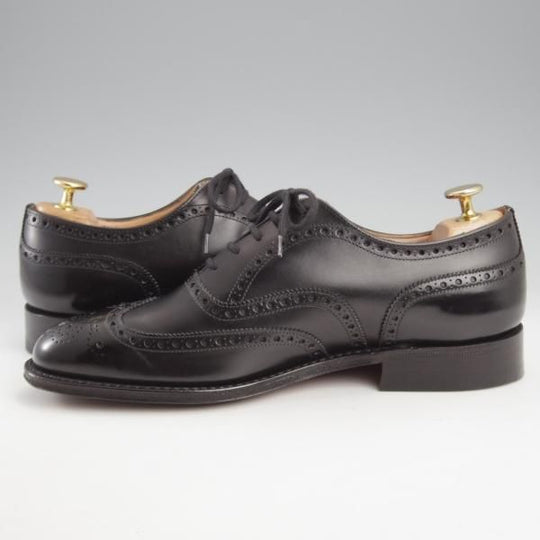 極美品★チャーチ 60F/UK6【現行定価￥176,000-★チェットウィンド/CHETWYND】173ラスト/フルブローグ/カーフ/黒/メンズ/Church's★l139