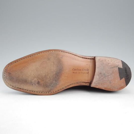 極美品★チャーチ 60F/UK6【現行定価￥176,000-★チェットウィンド/CHETWYND】173ラスト/フルブローグ/カーフ/黒/メンズ/Church's★l139