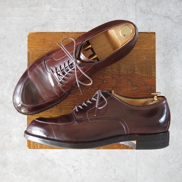 極上★オールデン 7D【定価￥182,600-★コードバン仕様/モディファイドラスト/54321】Vチップ/#8/バーガンディー/赤茶/メンズ/ALDEN★l140