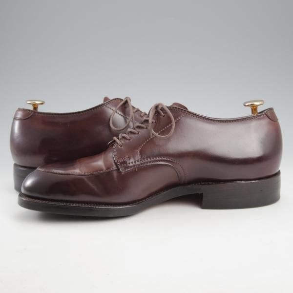 極上★オールデン 7D【定価￥182,600-★コードバン仕様/モディファイドラスト/54321】Vチップ/#8/バーガンディー/赤茶/メンズ/ALDEN★l140