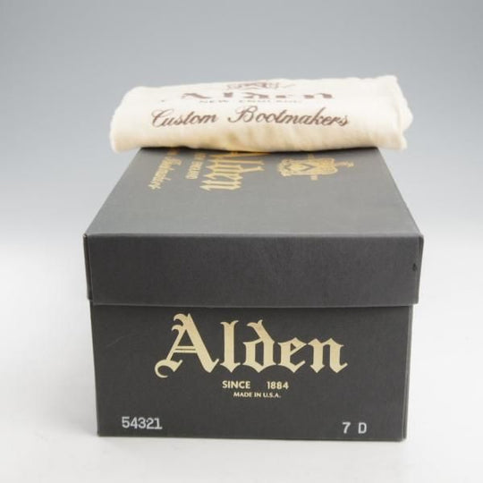 極上★オールデン 7D【定価￥182,600-★コードバン仕様/モディファイドラスト/54321】Vチップ/#8/バーガンディー/赤茶/メンズ/ALDEN★l140