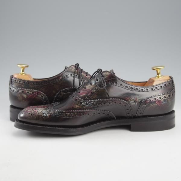 未使用★チャーチ(レディース) SIZE 38【モデル定価￥176,000-★フラワープリント仕様/BURWOOD WG】バーウッド/Church's★l141