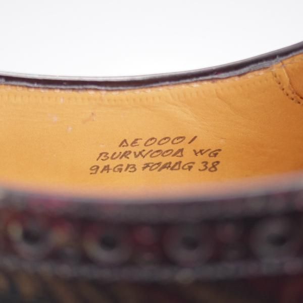 未使用★チャーチ(レディース) SIZE 38【モデル定価￥176,000-★フラワープリント仕様/BURWOOD WG】バーウッド/Church's★l141