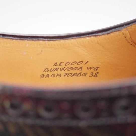 未使用★チャーチ(レディース) SIZE 38【モデル定価￥176,000-★フラワープリント仕様/BURWOOD WG】バーウッド/Church's★l141