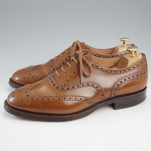 ★チャーチ 80G/UK8【定価￥176,000-★BURWOOD/バーウッド】81ラスト/フルブローグ/サンダルウッド/茶/メンズ/Church's★l142