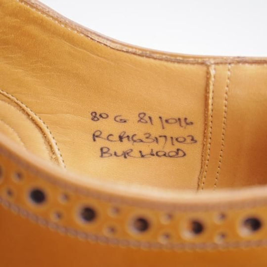 ★チャーチ 80G/UK8【定価￥176,000-★BURWOOD/バーウッド】81ラスト/フルブローグ/サンダルウッド/茶/メンズ/Church's★l142