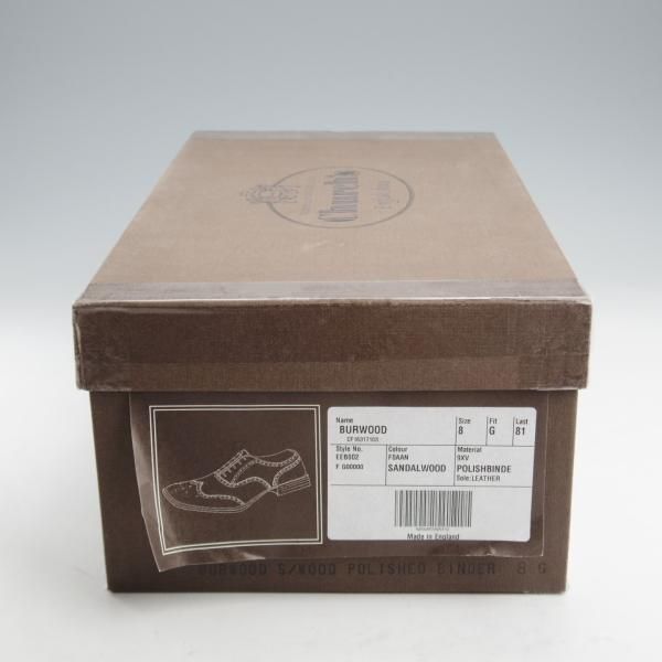 ★チャーチ 80G/UK8【定価￥176,000-★BURWOOD/バーウッド】81ラスト/フルブローグ/サンダルウッド/茶/メンズ/Church's★l142