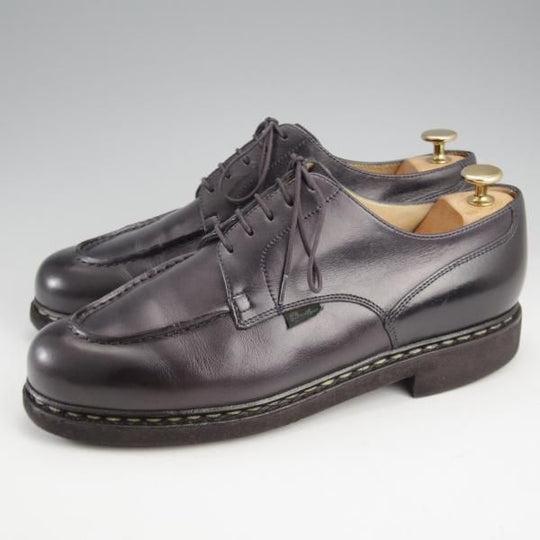 極上★パラブーツ SIZE 7.5【定価￥96,800-★シャンボード/CHAMBORD】リスレザー/TEXソール/Uチップ/NUIT/紺/Paraboot★l143