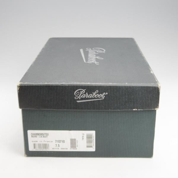 極上★パラブーツ SIZE 7.5【定価￥96,800-★シャンボード/CHAMBORD】リスレザー/TEXソール/Uチップ/NUIT/紺/Paraboot★l143