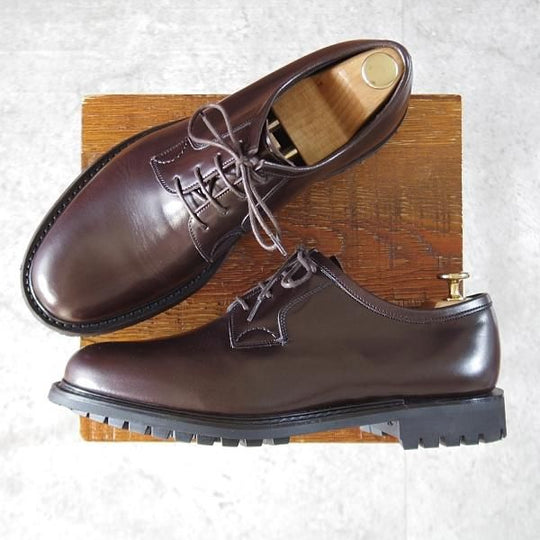 未使用★チャーチ 70G/UK7【コマンドソール仕様★NEWBRIDGE 2 FUR/103ラスト】プレーントゥ/LUX CALF/EBONY/濃茶/メンズ/Church's★l144