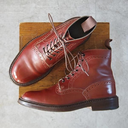 ★トリッカーズ SIZE 6【現行定価10万円以上★カントリーブーツ/SHIPS別注】6442/アニリンカーフ/Walnut/茶/メンズ/Tricker's★l147