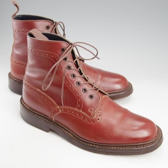 ★トリッカーズ SIZE 6【現行定価10万円以上★カントリーブーツ/SHIPS別注】6442/アニリンカーフ/Walnut/茶/メンズ/Tricker's★l147