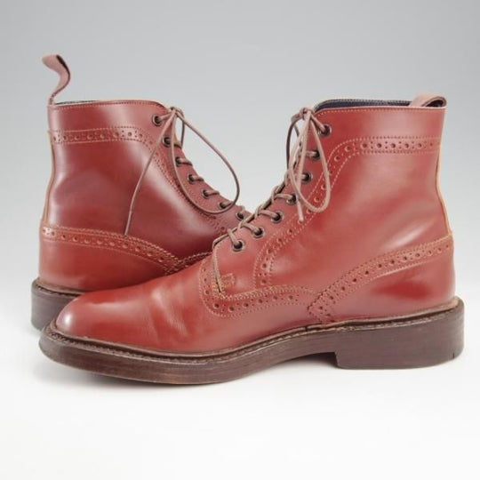 ★トリッカーズ SIZE 6【現行定価10万円以上★カントリーブーツ/SHIPS別注】6442/アニリンカーフ/Walnut/茶/メンズ/Tricker's★l147