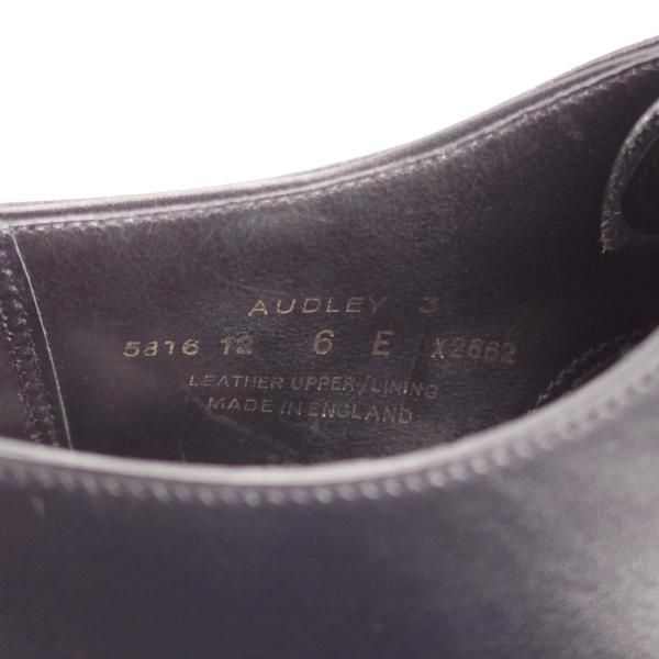極美品★クロケット&ジョーンズ 6E【定価￥132,000-★AUDLEY 3/オードリー】ハンドグレードライン/367ラスト/黒/Crockett&Jones★l150
