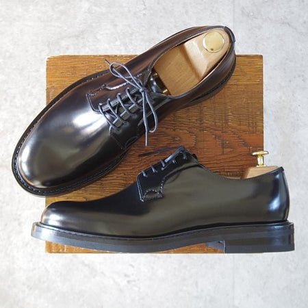 未使用★チャーチ 75G/UK7.5【定価￥181,500-★ライトウェイトソール/SHANNON LW】シャノン/103ラスト/プレーントゥ/黒/Church's★l151