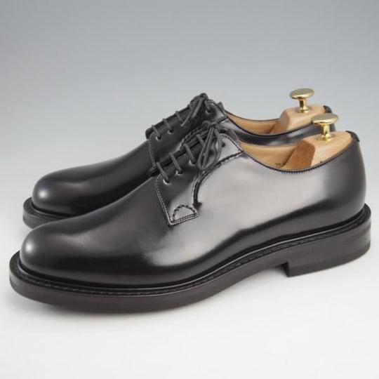 未使用★チャーチ 75G/UK7.5【定価￥181,500-★ライトウェイトソール/SHANNON LW】シャノン/103ラスト/プレーントゥ/黒/Church's★l151