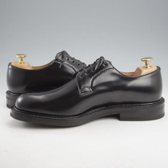 未使用★チャーチ 75G/UK7.5【定価￥181,500-★ライトウェイトソール/SHANNON LW】シャノン/103ラスト/プレーントゥ/黒/Church's★l151